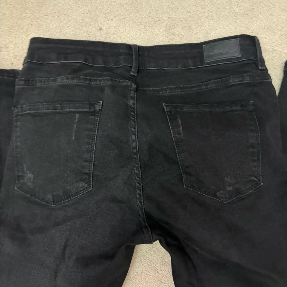 Zara Distressed Black Skinny Jeans - Picture 5 of 5